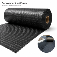 Geocompozit antifisura, rezistenta la tractiune 50 kN/m, 2.2 x 100 metri, 220 mp/rola